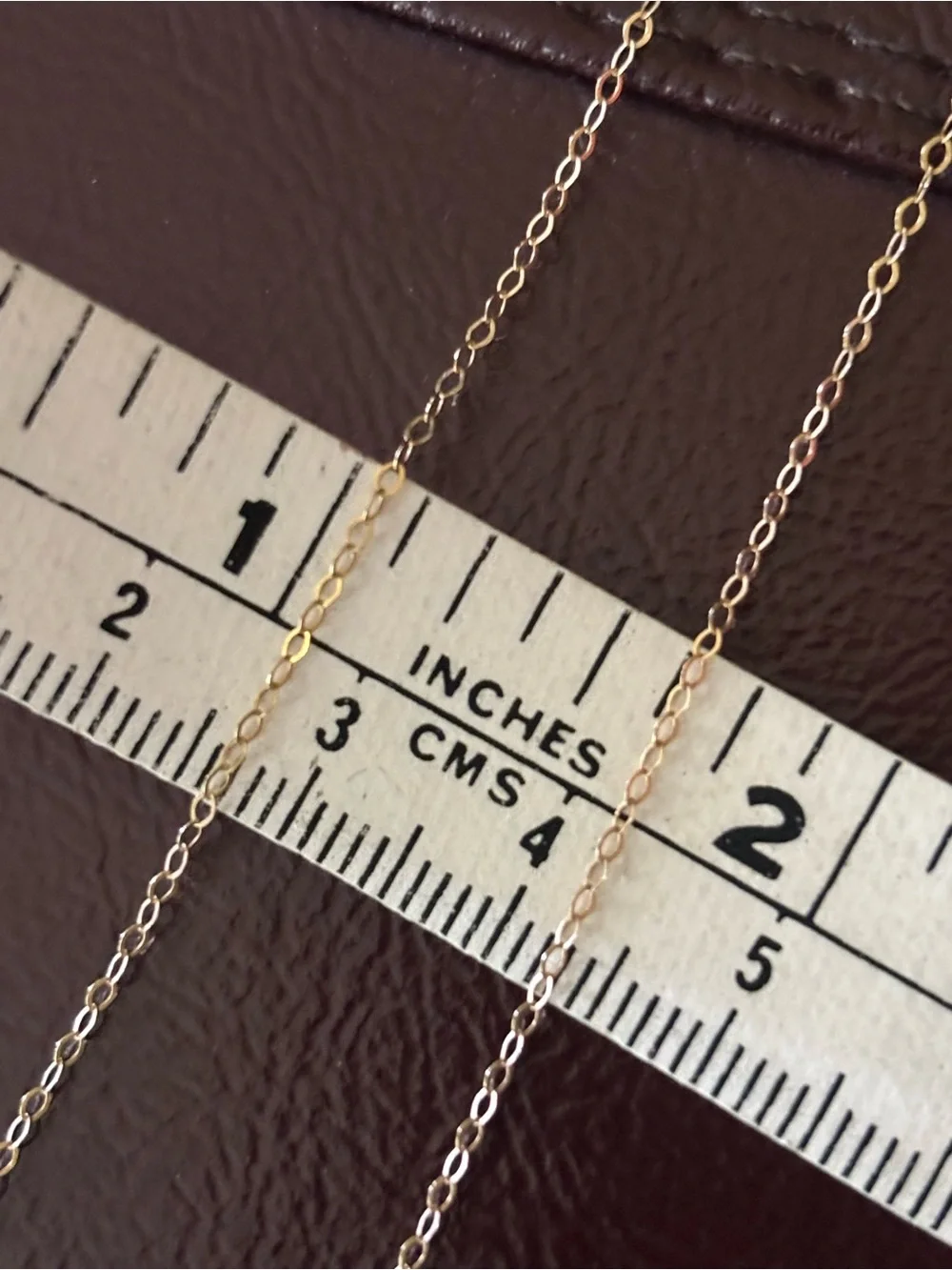 Delicate 10 KT Gold Chain Necklace